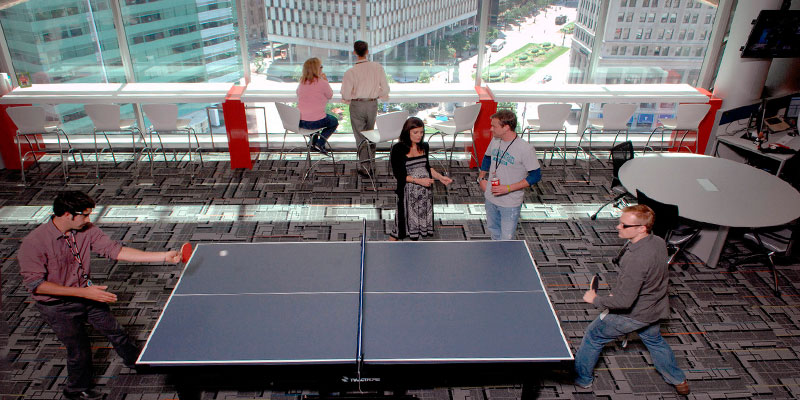 mesa ping pong workplace
