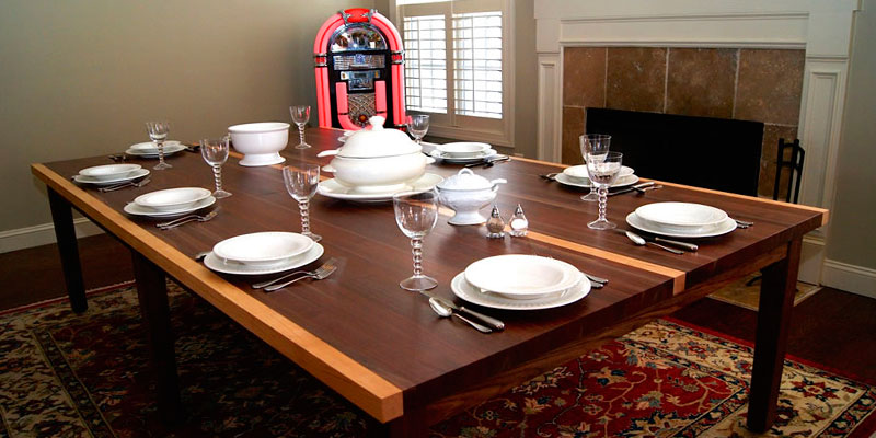 mesa ping pong en salón-comedor